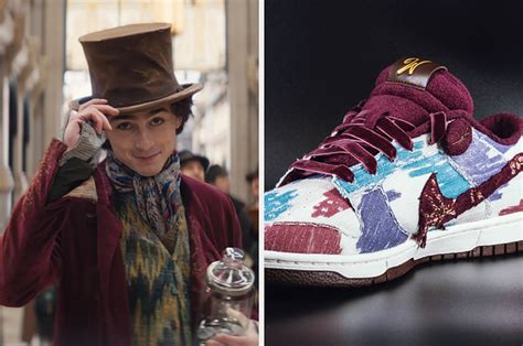 Timothée Chalamet on Designing 'Wonka' Nike Dunks 